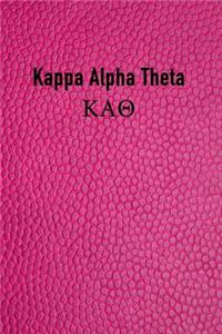 Kappa Alpha Theta: Sorority Girls Blank Line Journal - Perfect Gift for Big or Little Sisters