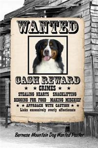 Bernese Mountain Dog Dog Wanted Poster