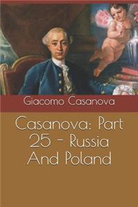 Casanova: Part 25 - Russia and Poland