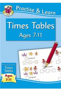 New Curriculum Practise & Learn: Times Tables for Ages 7-11