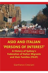 ASIO and Italian 'persons of interest'