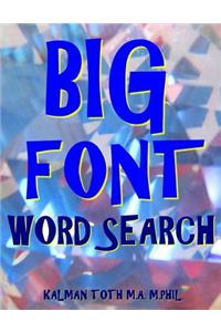 Big Font Word Search
