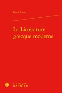 La Litterature Grecque Moderne