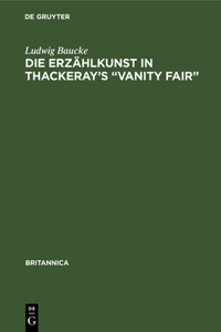 Erzählkunst in Thackeray's 