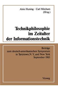 Technikphilosophie Im Zeitalter Der Informationstechnik