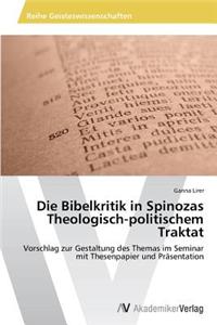 Die Bibelkritik in Spinozas Theologisch-politischem Traktat