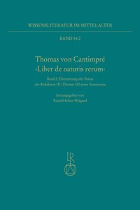 Thomas Von Cantimpre Liber de Naturis Rerum