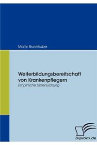 Weiterbildungsbereitschaft von Krankenpflegern