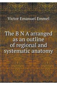 The B N a Arranged as an Outline of Regional and Systematic Anatomy