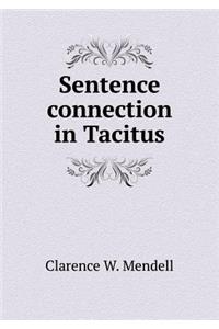 Sentence Connection in Tacitus