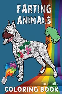 Farting Animals Coloring Book for Adults
