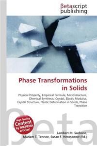 Phase Transformations in Solids