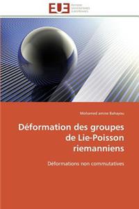 Déformation Des Groupes de Lie-Poisson Riemanniens
