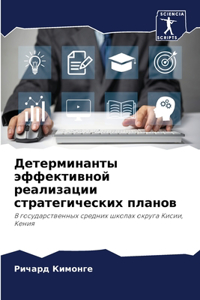 Детерминанты эффективной реализации стр&