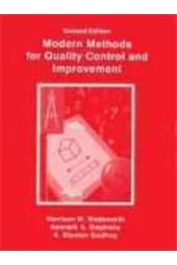 Modern Methods For Quality Control And Improvement, 2Nd Ed