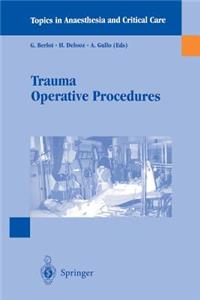 Trauma Operative Procedures