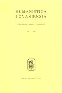 Humanistica Lovaniensia: Journal of Neo-Latin Studies