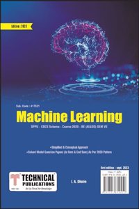 Machine Learning for SPPU 20 Course (BE - SEM VII - AI&DS - 417521)