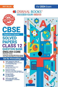 Oswaal CBSE Class 12 English Core Question Bank 2023-24 Book