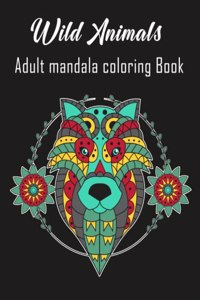 Wild Animals Adult Mandala Coloring Book