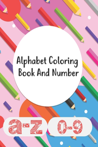 Alphabet Coloring Book And Number