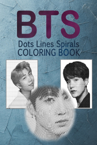 BTS Dots Lines Spirals Coloring Book