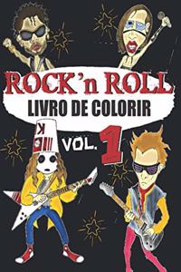 Livro de Colorir Rock N Roll