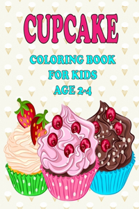 Cupcake Coloring Books For Kids Ages 2-4