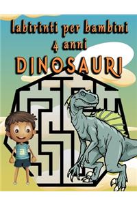 labirinti per bambini 4 anni-dinosauri-