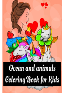 Ocean and animals Coloring Book for Kids