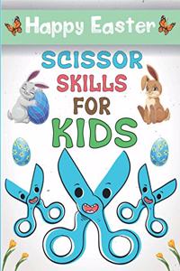 Happy Easter Scissor Skills For Kids