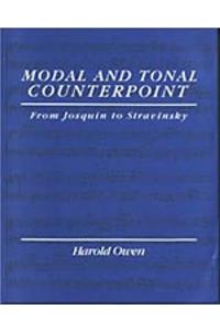 Modal and Tonal Counterpoint