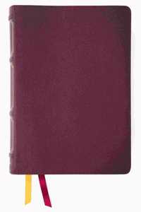 NKJV, Thompson Chain-Reference Bible, Genuine Leather, Calfskin, Burgundy, Red Letter, Comfort Print