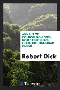 Annals of Colinsburgh