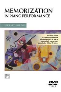 Memorization in Piano Performance