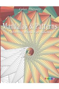 Color therapy mandala and patterns