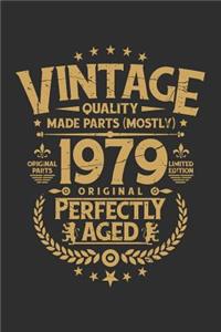 Vintage Quality Made Parts (Mostly) 1979 Original Perfectly Aged Original Parts Limited Edition