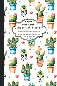Composition Notebook Cactus