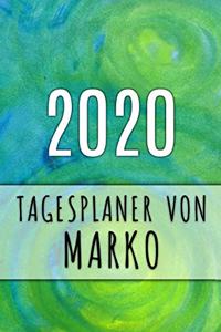 2020 Tagesplaner von Marko
