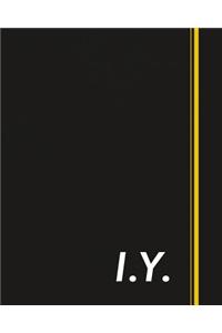 I.Y.: Classic Monogram Lined Notebook Personalized With Two Initials - Matte Softcover Professional Style Paperback Journal Perfect Gift for Men and Women