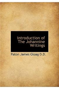 Introduction of the Johannine Writings