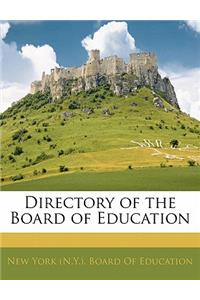 Directory of the Board of Education
