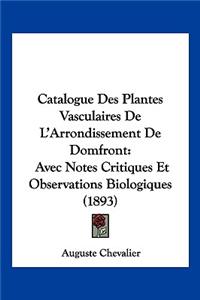 Catalogue Des Plantes Vasculaires De L'Arrondissement De Domfront