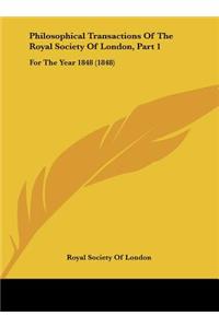 Philosophical Transactions of the Royal Society of London, Part 1