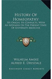 History Of Homeopathy