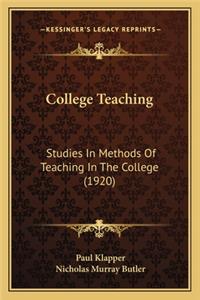 College Teaching