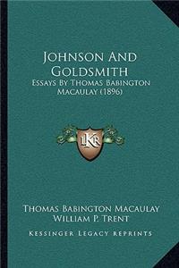 Johnson and Goldsmith