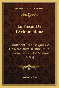 Le Tresor De L'Arithmetique