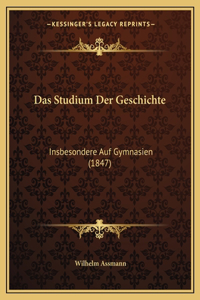 Das Studium Der Geschichte
