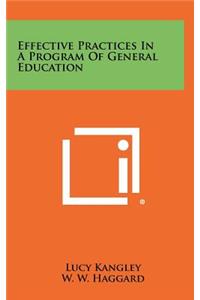 Effective Practices in a Program of General Education